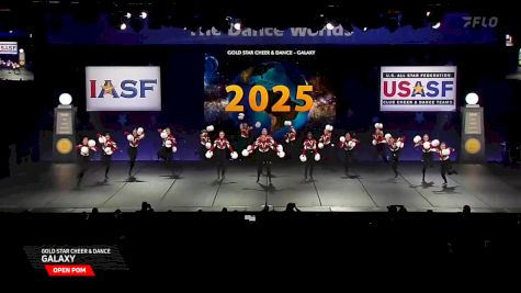 Gold Star Cheer & Dance - Galaxy [2025 Open Pom Finals] 2025 The Dance Worlds