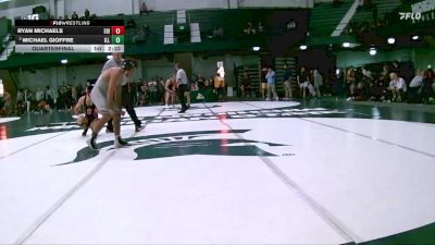 149 lbs Quarterfinal - Michael Gioffre, Illinois vs Ryan Michaels, Edinboro