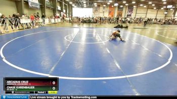 76 lbs Rd# 3 12:00pm Friday - Chase Karenbauer, PA Gold vs Arcadius Cruz, Agression Legionaries