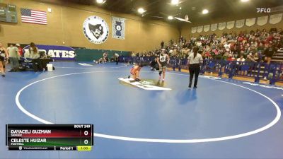 120 lbs Cons. Round 2 - Dayaceli Guzman, Sanger vs Celeste Huizar, Foothill