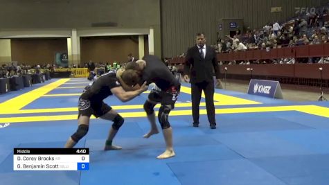 Dustin Corey Brooks vs Garrett Benjamin Scott 2024 Pan IBJJF Jiu-Jitsu No-Gi Championship