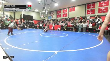 144 lbs Round Of 32 - Samuel Teape, Prague vs Alejandro Battiest, McLain