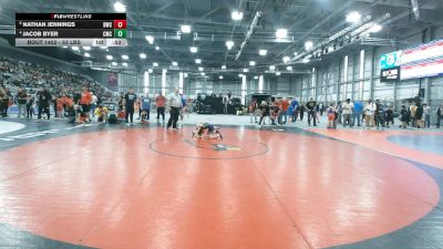 53 lbs 5th Place Match - Nathan Jennings, Buzzsaw Wrestling Club vs Jacob Byer, Cowboy Mat Club