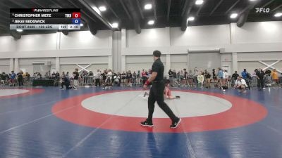126 lbs Semis - Christopher Metz, Teknique vs Jekai Sedgwick