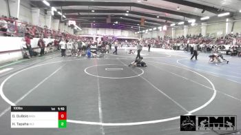 100 lbs Rr Rnd 2 - Daniel DuBois, Badlands WC vs Hailey Tapaha, Rez Wrestling