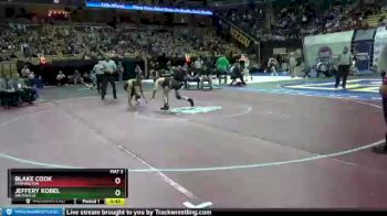 132 Class 3 Cons. Round 2 - Jeffery Kobel, Smithville vs Blake Cook, Farmington