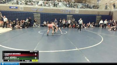 120/126 Cons. Semi - Charlie Nevarez, Weiser vs Cole Newell, Emmett Wrestling Club