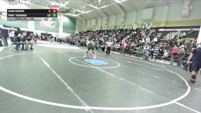 146 lbs Cons. Round 3 - Liam Dodds, Point Loma vs Trey Thomas, La Costa Canyon