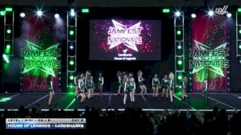 House of Legends - CARDSHARKS [2026 L1 Mini - D2 - B DAY 2] 2026 JAMfest Cheer Super Nationals
