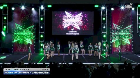 House of Legends - CARDSHARKS [2026 L1 Mini - D2 - B DAY 2] 2026 JAMfest Cheer Super Nationals
