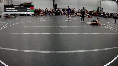 132 lbs Round 3 (6 Team) - Leo Saravia, Maryland Mallets vs Luke Goldsmith, Savage WA Black