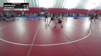 125-126 B Round 3 - Cole Forsyth, Glenbard East vs Landynn Miller, Mauston