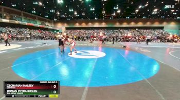 165 lbs Champ. Round 3 - Zechariah Halsey, Lebanon vs Roman Petrashishin, Elk Grove Senior