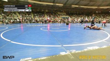 80 lbs Consi Of 16 #1 - Karter Beals, Clay Co Wrestling Club vs Mason McDaniel, Chickasha Wrestling