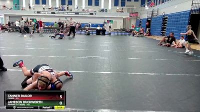 56 lbs Round 4 - Tanner Bailor, Canes vs Jameson Duckworth, Pinning Pythons