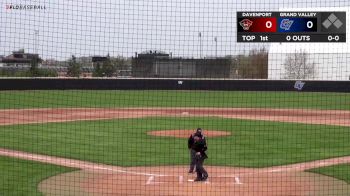 Replay: Davenport vs Grand Valley St. - DH | Apr 29 @ 11 AM