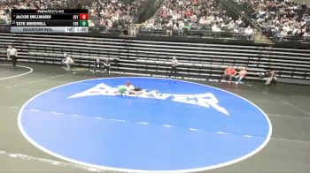 6A 113 lbs Quarterfinal - Jacob Millward, Skyridge vs Tate Mikesell, Syracuse