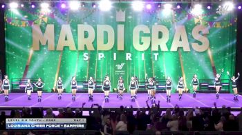 Louisiana Cheer Force - Sapphire [2026 L2.2 Youth - PREP Day 1] 2026 Mardi Gras Grand Nationals