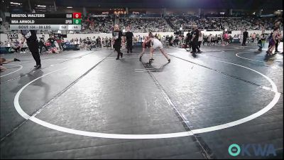 98 lbs Consi Of 8 #2 - Bristol Walters, Elgin Wrestling vs Mia Arnold, Sperry Wrestling Club