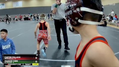 64 lbs Round 4 (10 Team) - Maddox Chen, 84 Athletes vs Carter Pollock, Brawler Elite