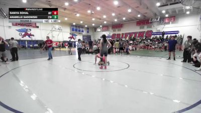 125 lbs Round 2 - Saniya Sohal, Los Alamitos High School vs Anabelle Sadowski, ETWC