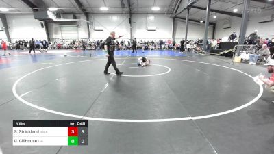 50 lbs Semifinal - Stephen Strickland, Backyard Brawlers Wrestling Club - (B) vs Grant Gillhouse, The Storm Wrestling Center