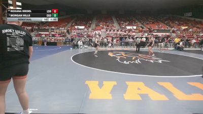 135 lbs Semifinal - Morgan Hills, Colby HS vs Roxana Riedel, Lindsborg-Smoky Valley HS