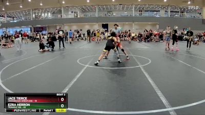 100 lbs Round 1 (6 Team) - Ezra Herron, Triangle WA vs Jace Tierce, Crossroads Wrestling