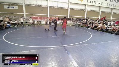 132 lbs Placement Matches (8 Team) - Jonderious Williams, Georgia vs Gavin Rangel, Oregon