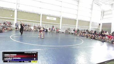 94 lbs Placement Matches (8 Team) - Owen Parish, Minnesota Blue vs Lazarus McEwen, Washington