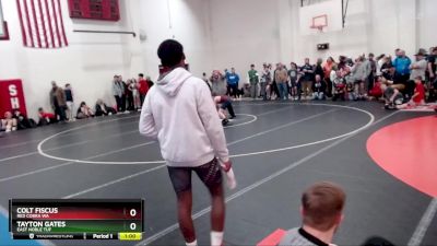 97 lbs Cons. Round 2 - Colt Fiscus, Red Cobra WA vs Tayton Gates, East Noble TUF