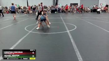 92 lbs Round 1 (4 Team) - Christian Corcoran, Team Gotcha vs Michael Newton, Terps Northeast MS