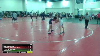 165 lbs Round 3 (10 Team) - Kale Waxler, Tomahawk Wrestling Club vs Collin Willen, Owen Valley