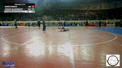 80 lbs Quarterfinal - Ronan Winkle, Bixby vs Oakley Blankenship, Prodigy Elite Wrestling