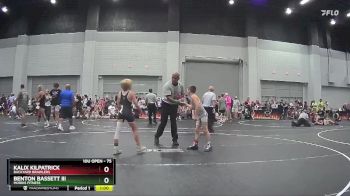 75 lbs Quarterfinal - Kalix Kilpatrick, Backyard Brawlers vs Benton Bassett Iii, Morris Fitness