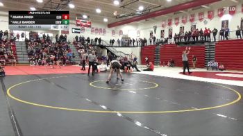 115 lbs Cons. Round 2 - Kalli Barber, Central DeWitt vs Jharia Knox, Clinton