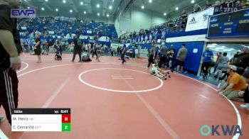 55 lbs Round Of 16 - Michael Petro, Cowboy Wrestling Club vs Cam Camarillo, Standfast