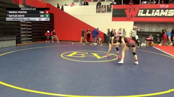 125 lbs Cons. Round 2 - Briena Fenton, Fort Madison vs Baylee Boyd, Grinnell