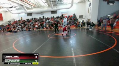 126 A & B Cons. Round 3 - Carter George, Worland Middle School vs Landon Larkey, Riverton Middle School