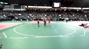 135 lbs Cons. Round 3 - Kennedy Jones, AIW1 vs Elliana Lozoya, WBY2