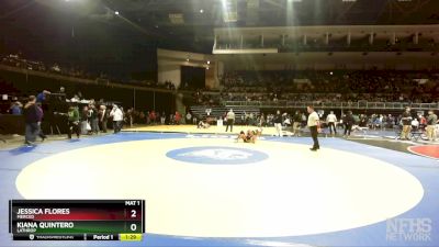 120 lbs Quarterfinal - Kiana Quintero, Lathrop vs Jessica Flores, Merced