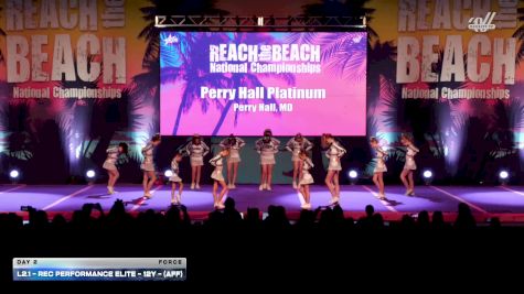 L2.1 - Rec Performance Elite - 12Y - (AFF) [2026 Day 2 Force] 2026 ACDA Reach the Beach Rec Nationals