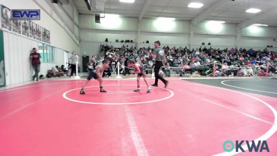 52 lbs Rr Rnd 1 - Sebastian Mowrey, Spartan Wrestling Fort Smith vs Ryder Kellett, Greenwood Wrestling Academy