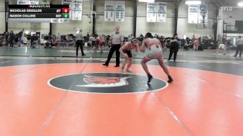 165 lbs Consi Of 8 #1 - Nicholas Grizales, App State - UNATT vs Mason Collins, Navy