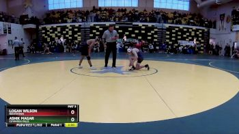 106 lbs Champ. Round 2 - Ashik Magar, CUYAHOGA FALLS vs Logan Wilson, ROOTSTOWN