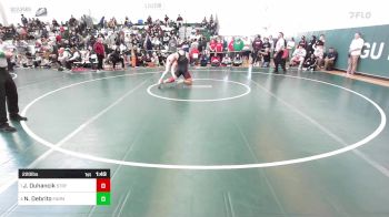 220 lbs Semifinal - James Duhancik, Stratford vs Nick Debrito, Farmington