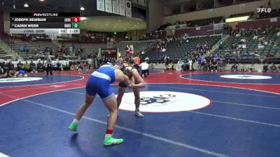 5A 175 lbs Cons. Semi - Joseph Newman, Lakeside vs Caden Webb, Van Buren