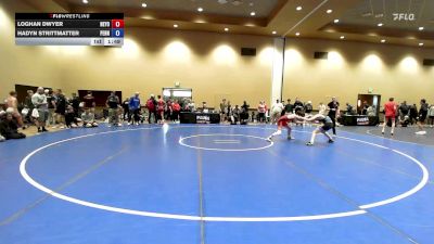 126 lbs Cons. Round 2 - Loghan Dwyer, New York vs Hadyn Strittmatter, Pennsylvania