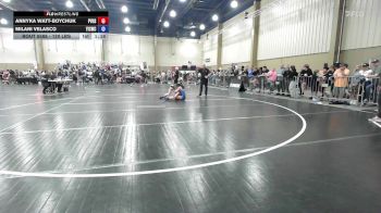 120 lbs Semifinal - Annyka Watt-Boychuk, Ponte Vedra High School vs Milani Velasco, Youth Impact Center Wrestling Club