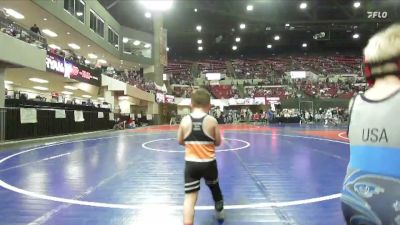 40 lbs Cons. Round 5 - Lincoln VonRuden, Glendive Mat Devils vs Wylie Antila, DarkHorse Wrestling Club